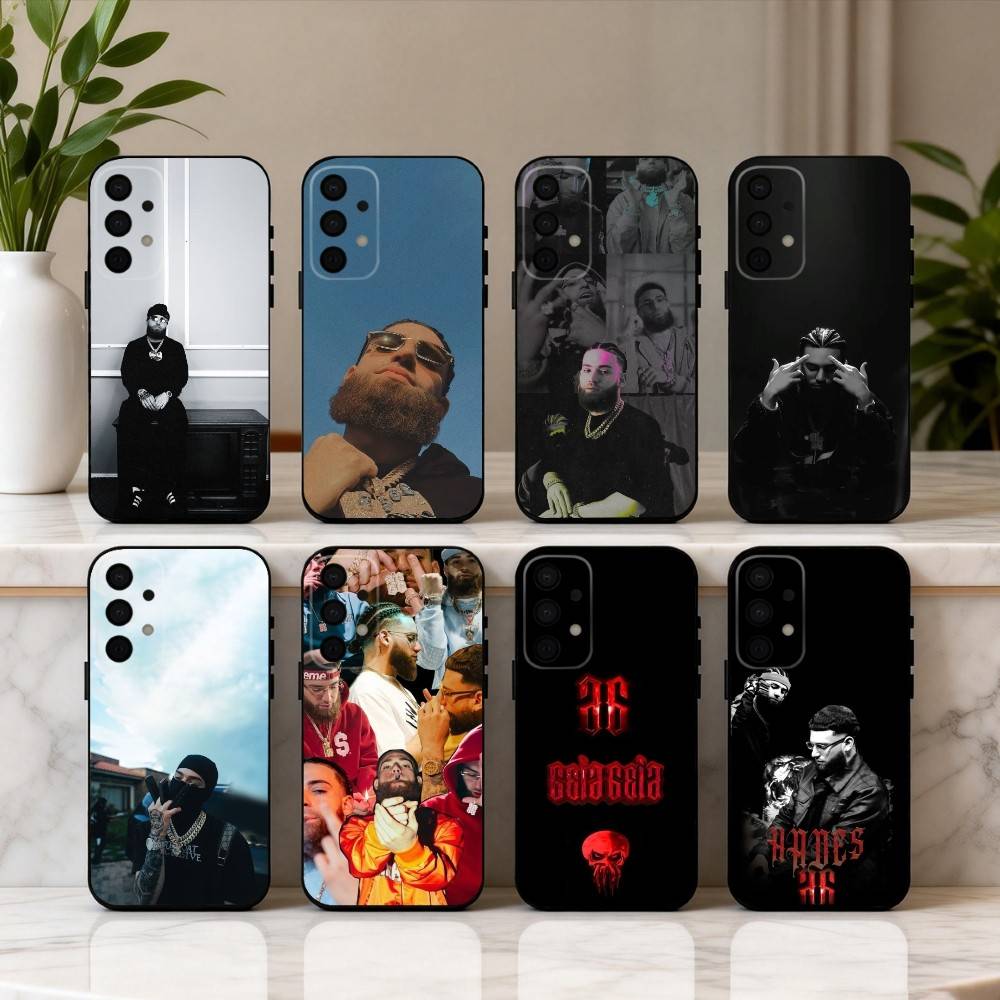 Чехол для телефона рэпера H-HadesS 66S для Samsung Galaxy A73,A72,A71,A70,A53,A52,A51, Мягкий силиконовый черный чехол