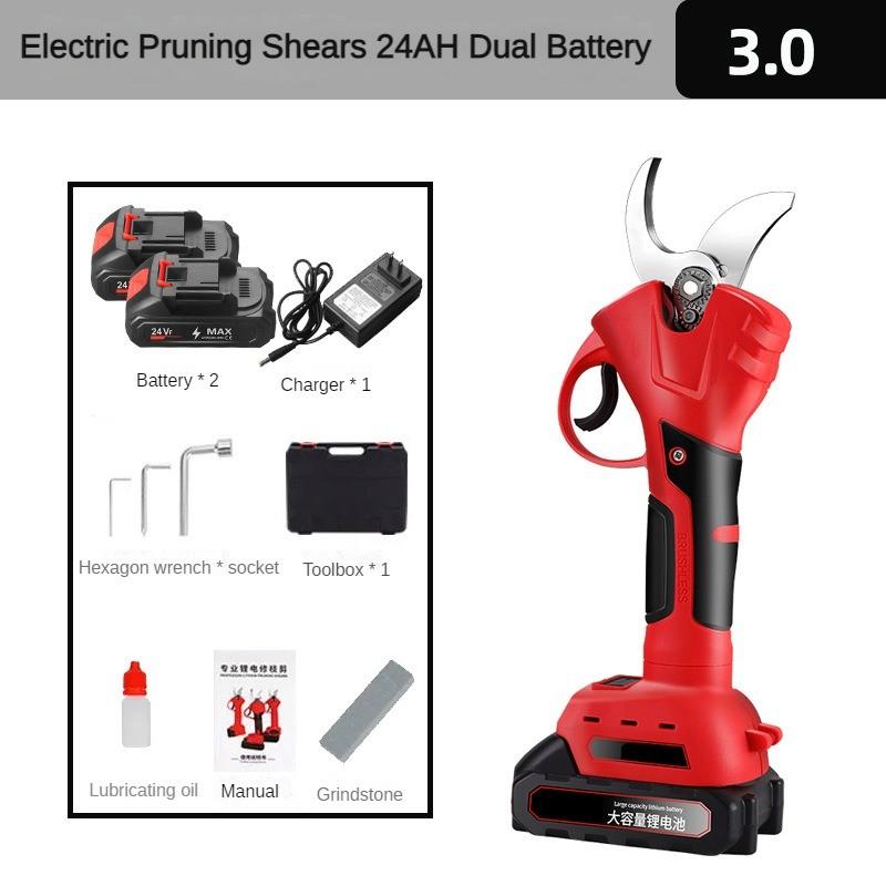 Перезаряжаемые ножницы для обрезки веток, бытовые садовые инструменты для обрезки фруктовых деревьев, портативные электрические секаторы