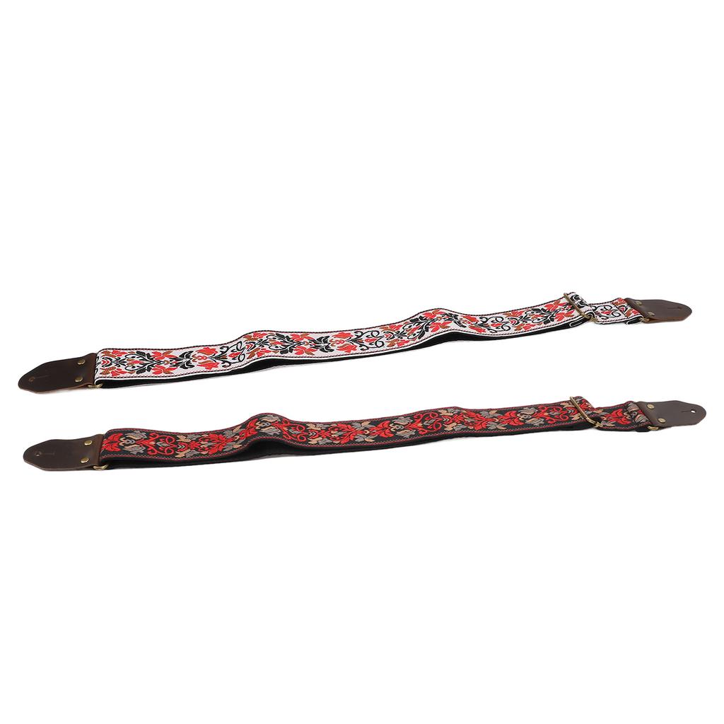 Guitar Strap Thickened and Widened Multifunctional Unique Jacquard Embroidery Guitar Strap