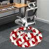 1pc Horse Pattern Office Round Area Rug,  Mat Suitable For Office, Under Office Chairs Bedroom Living Room Home Decor, Room Deco