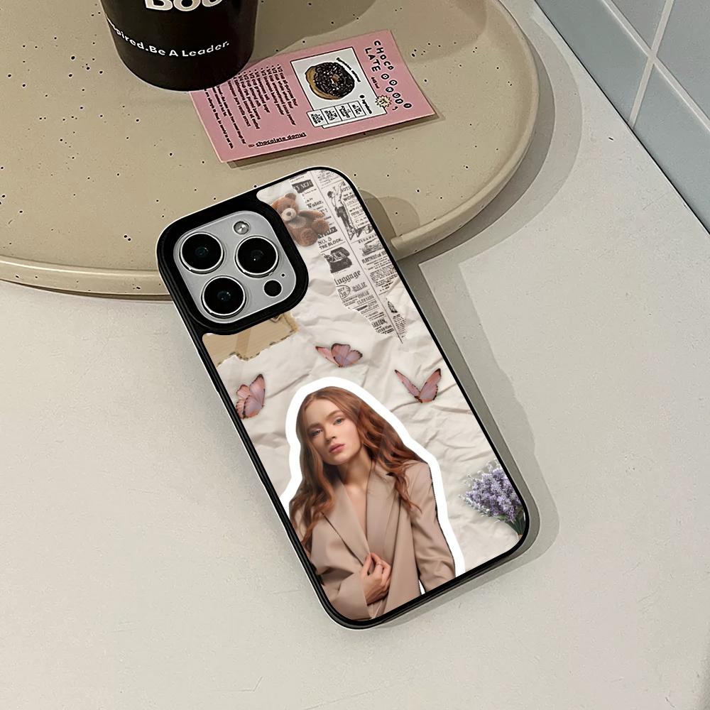 1 шт. Чехол для телефона с изображением актрисы S-sadie S-sink для Iphone 17 16 15 14 Air 13 12 11 Pro Max Mini Plus Fundas Shell PC+TPU Чехол