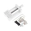 Micro Exquisite Drill Press Vise With Rubber Soft Jaws Portable Drilling Guide Jig Woodworking Adjustable Punch Locator