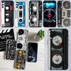Кассетный Винтажный Бумбокс Пленка Прозрачный Чехол для Телефона для Motorola Moto Edge 20 30 40 50 S30 Fusion Ultra Pro Neo Lite + G200 G23