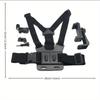 Chest-mounted Mobile Phone Holder First-person Perspective Chest Strap Headband Sports Camera Chest-mounted Shooting Outdoor Live Broadcast Bracket