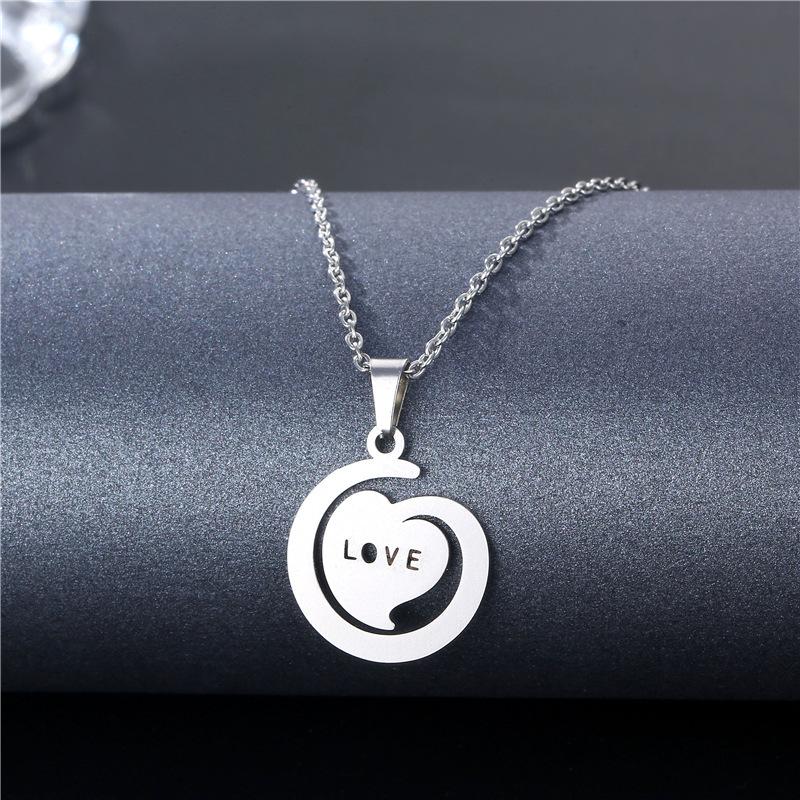 [New Titanium Steel Short Choker Necklace Hip Hop Street Pendant Chain For Trendy Girls Night Out Accessories]