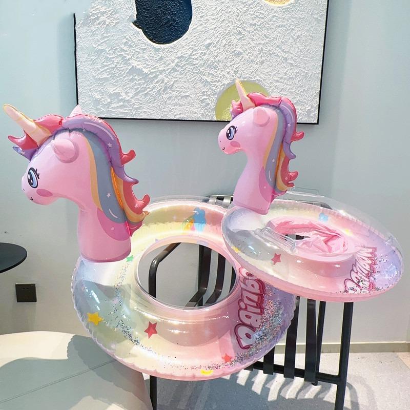 Inflatable Swim Ring Pool Floats for Children Water Amusement Baby Swim Tube Water Play Supplies Float Seat Pool Accessories