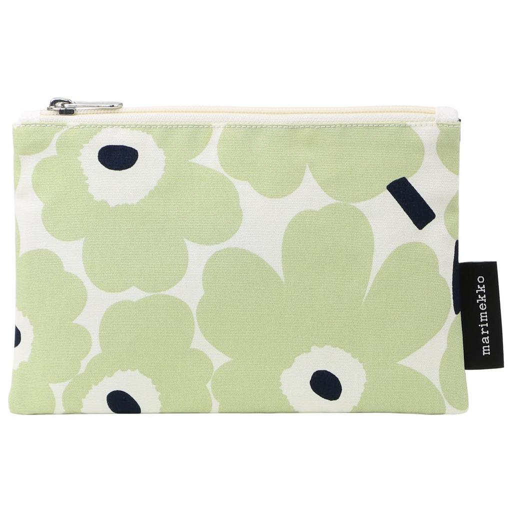 Косметичка Marimekko Mini Unikko Kaika, 21x14 см (Темно-синий x Кремовый x Шалфейный) 073355 165. Эта стильная косметичка с цветочным узором имеет