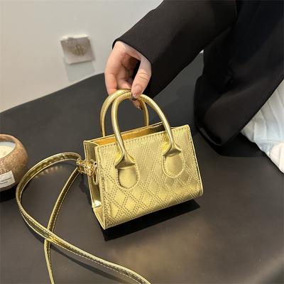 Лакированная кожа с ромбами, женская модная дизайнерская сумка в иностранном стиле с глянцевым узором, женская модная сумка через плечо