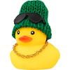 wonuu Rubber Duck Car Ornaments Yellow Duck Car Dashboard Decorations with Propeller Helmet for Christmas Decor and Home Decorations for Adults