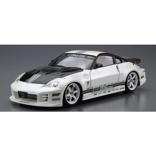 Aoshima Bunka Kyozai 1/24 The Tuned Car Series No.33 Nissan Top Secret Z33 Fairlady Z '05 Plastic Model Car