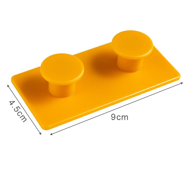 4 цвета Креативный настенный крючок Держатель для вилок Крючки в форме строительных блоков Многофункциональные крючки Крючки для задней стороны двери гостиной Настенное украшение