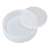1 Set Ashtray Mold DIY Crystal Epoxy Mould Mirror Surface Silicone Storage Box Round Base L