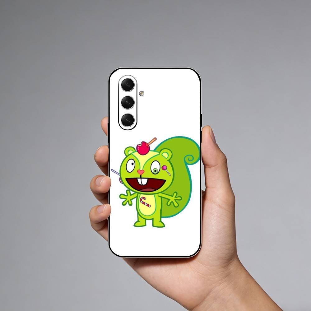 Чехол для телефона H-Happy Tree Friends для Samsung Galaxy A73, A72, A71, A70, A52, A51 Другие Мягкий Черный Чехол