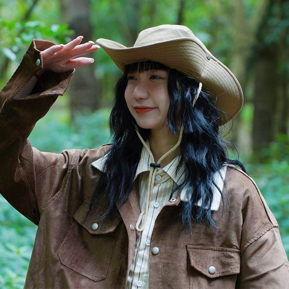 Breathable Bucket Hat Anti-UV Panama Cap Fashion Fishing Cap Mountaineering