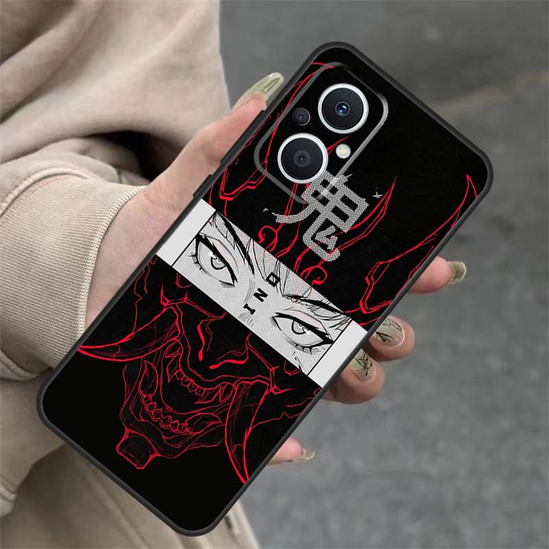 Японский чехол-маска Хання Они для OPPO Reno 8T 13F 14F 12F 11F 10 12 13 14 Pro 7 8 Lite OPPO Find X8 X6 X9 Pro
