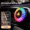 Автомобильная музыкальная ритм-подсветка Управление звуком и управление приложениями Светодиодная RGB-лампа Освежитель воздуха Перезаряжаемая через USB Ритм-подсветка с голосовой активацией Пикап Атмосферная подсветка
