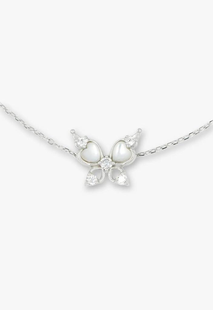[Anna Sui] Серебряный браслет с мотивом ракушки и бабочки SAUB0140LSMP