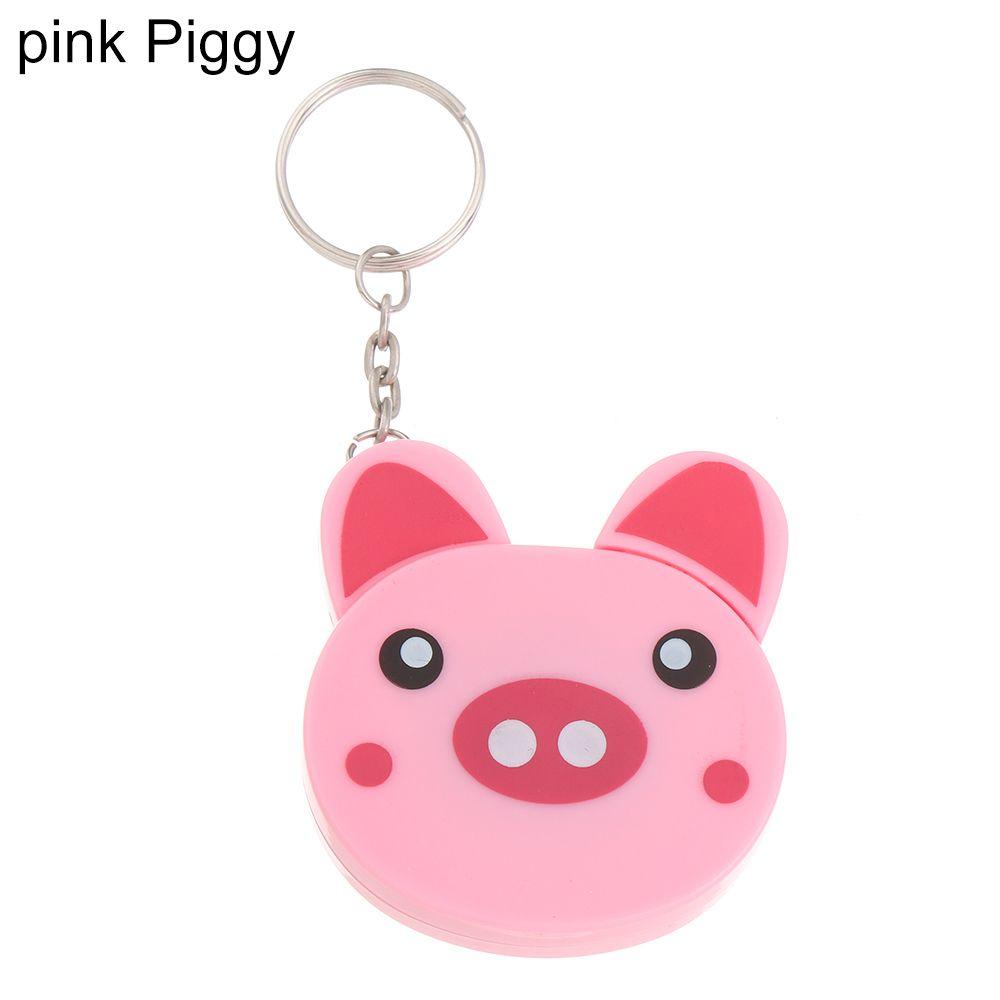 Mini Cartoon Animal Tape Measure Sewing Measure Ruler Measuring Ruler Automatic Stretch Ruler