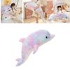 Rainbow Dolphin Plush Toy With Sleep Pillow For Kids Bedtime And Play