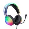 Игровая проводная гарнитура Onikuma X29 с RGB-подсветкой, накладная, длина кабеля 2,2 метра