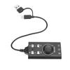 USB Sound Card External Stereo Sound Card with Volume Control USB to 3.5mm   Sound Adapter for PC Laptop Desktop Headset