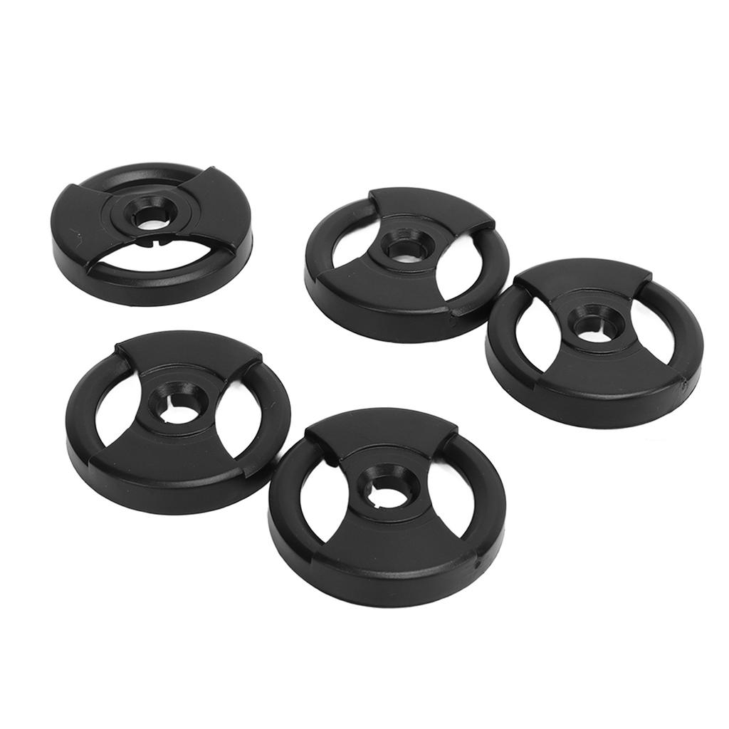 5PCS Plastic Record Adapters 45RPM Turntable Adapter Gramophone Accessories Black 1L50