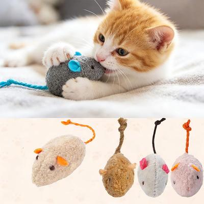 Игрушки для кошек Мыши Мягкие Кошачья мята Плюшевые Мыши Игрушки для кошек Интерактивная игра Игрушка для жевания кошек для домашних кошек Охотничьи инстинкты и развлечения