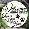 Rustic Wooden Welcome Sign - Simple Decorative Plaque for Home, Room, and Holiday Decor, Indoor and Outdoor Use