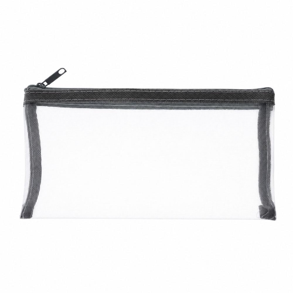 Transparent Pen Bag Square Shape Stationery Pouch Portable Storage Pouch Beauty Tool Storage