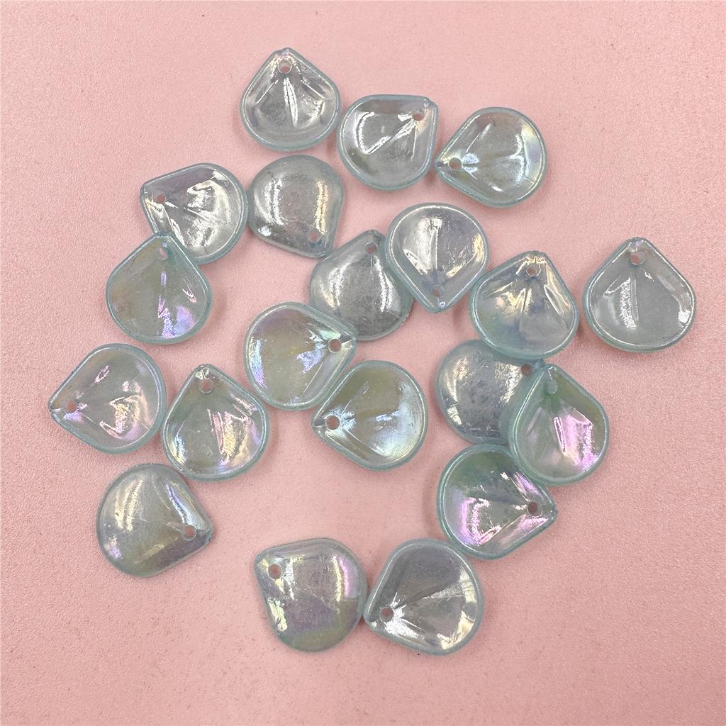 Высокое качество DIY для изготовления ювелирных изделий лепестки цветов AB цвета бусины-шармы аксессуары 13,5*14,8 мм шпильки серьги браслет кулон 20 шт.