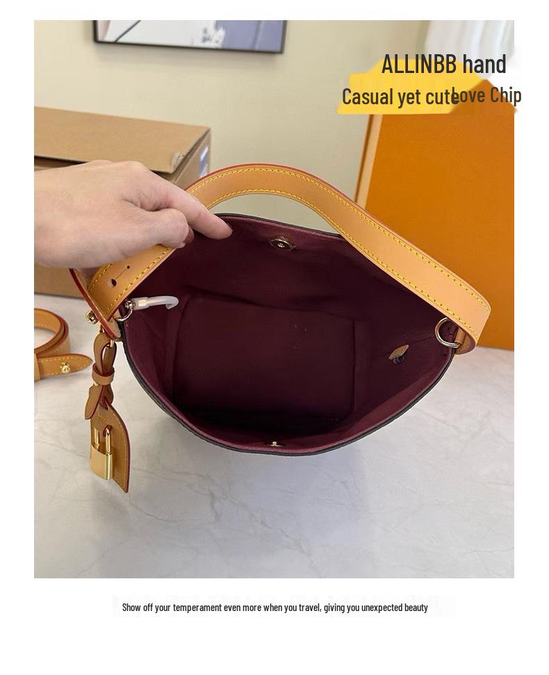 Allinbb 2025 Ретро Сумка с Цветочным Принтом - Универсальная Сумка на Одно Плечо для Женщин