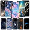 Чехол для телефона "Звезды Земли Космос" для Samsung Galaxy S24 S23 S22 S20 Ultra S21 FE 5G S10 S9 Plus S10E S8 Мягкая Силиконовая Защитная Крышка