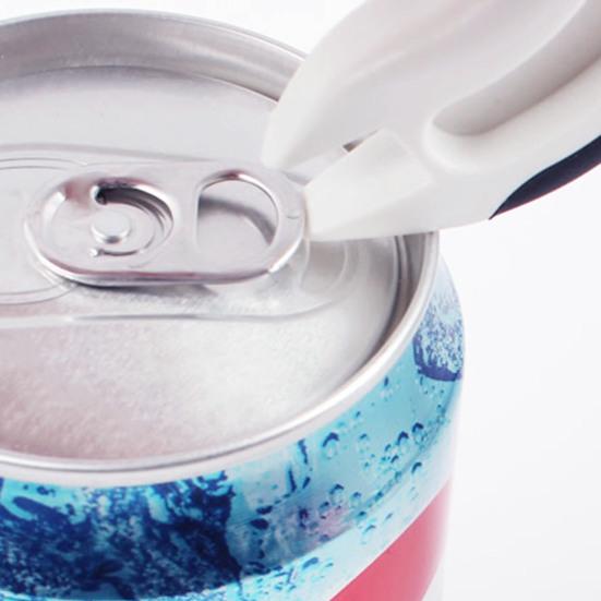 2 шт. J-образный открывалка для бутылок с удобным захватом и кольцом для открывания крышек банок