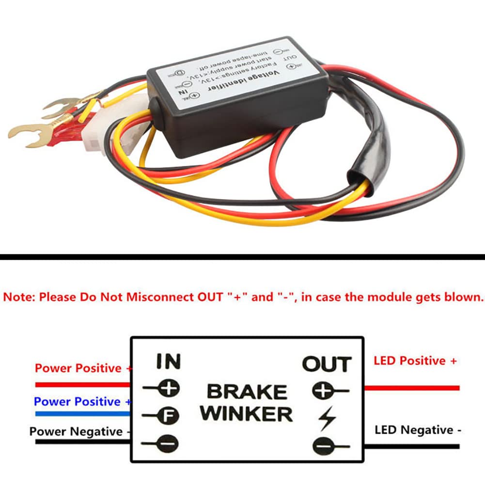 For Automotive LED DRL Controller Automatic Daytime Running Lights Wiring Harness Dimmer Fog Light Controller Power Switch