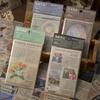 20pcs/pack Vintage old newspaper style Washi sticker book DIY Collage Decorative Background Stickers for Literature Art Scrap