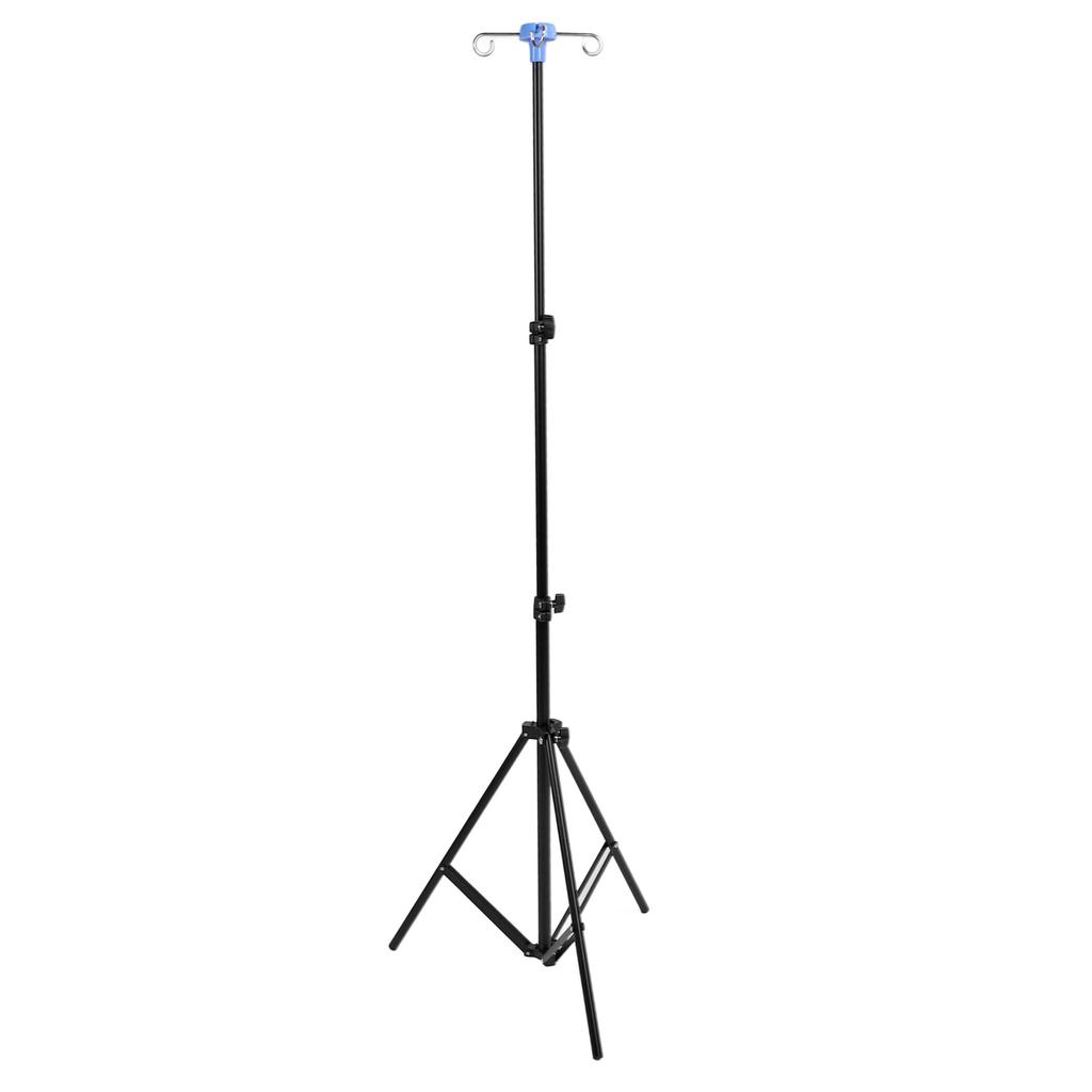 Штатив-тренога для внутривенных вливаний с 4 крючками, многофункциональная металлическая складная стойка для внутривенных вливаний, напольный мешок для капельницы