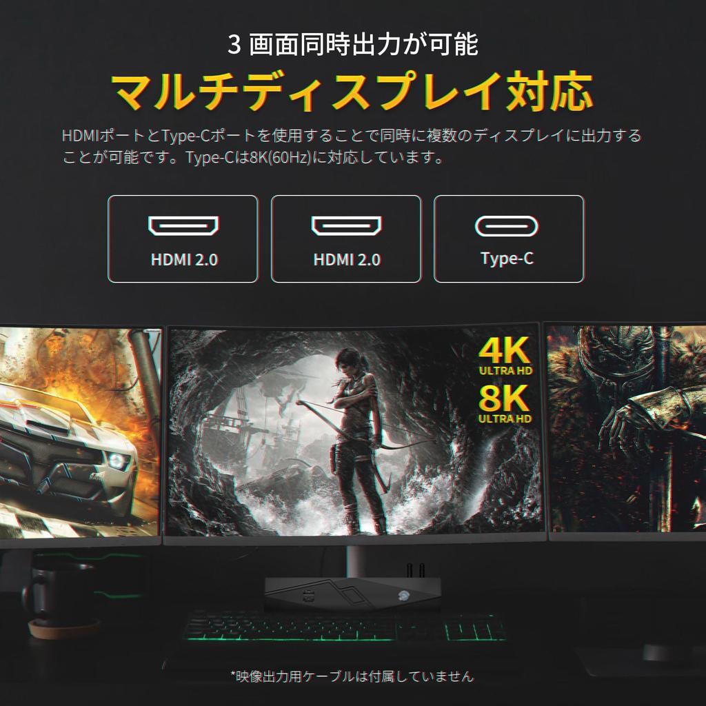 Skynew Mini Gaming PC Windows 11 Pro Intel 13th Generation Core RTX 4060 32GB DDR5 RAM 1TB NVMe SSD 6E Bluetooth LAN HDMI / i9-13900H / / / / Wi-Fi /