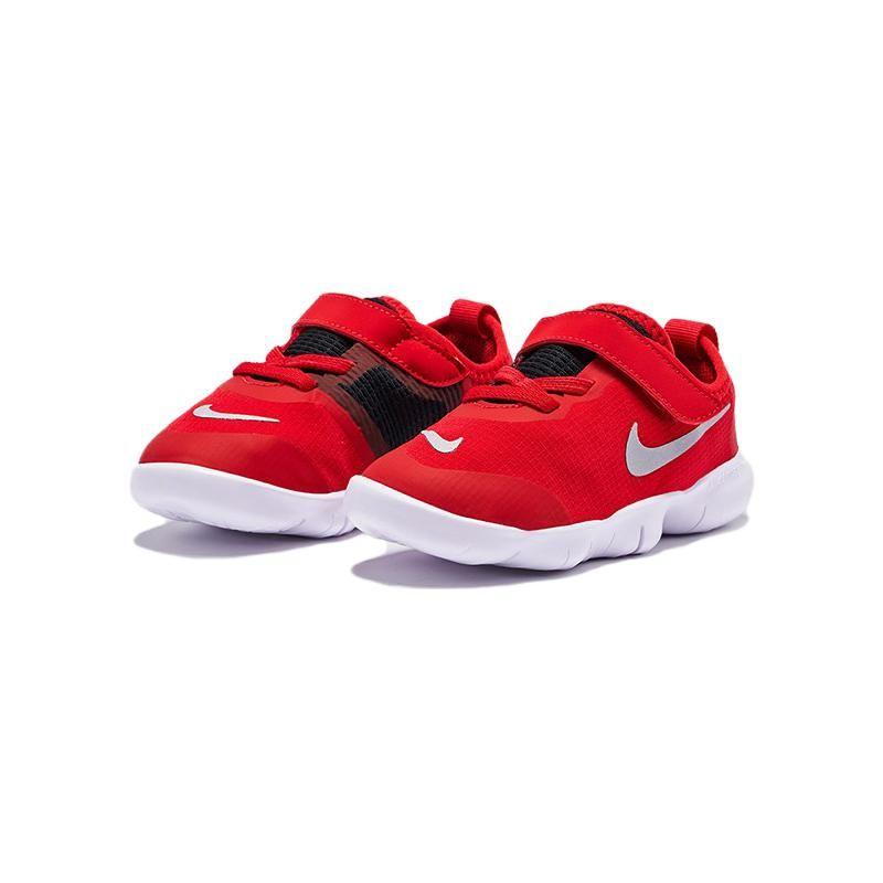 Nike Беговые кроссовки Free RN 5.0 с низким верхом, прочные, детские кроссовки, красно-белые CJ2080-600