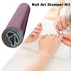 6Pcs Nail Art Stamp Pen Set Easy To Use DIY Gel Nail Pens for Beautiful Flower Patterns Nail Stamping Polish Printer Kit for Manicure