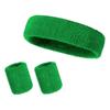 Sports Headband and Wrist Strap 3-piece Set, Sports Football Sweat Absorber, Girl's Headband and Wrist Sweatband