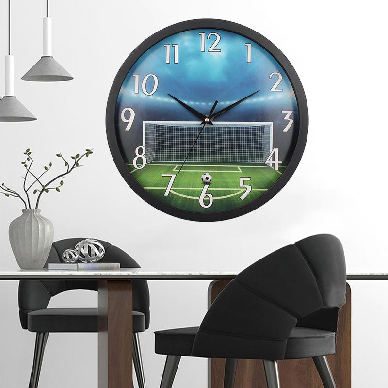 Модные Современные Настенные Часы Гостиная Спальня Настенные Часы Бесшумные Часы Мультяшные Часы Простые Креативные Кварцевые Часы