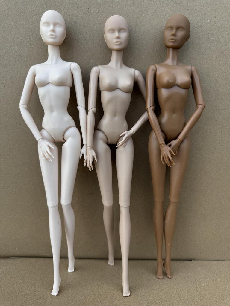 30 см Масштаб 1/6 Цельная кукла с подвижными суставами Заготовка с лысой головой для практики макияжа своими руками Коллекционная игрушка Игровые детали