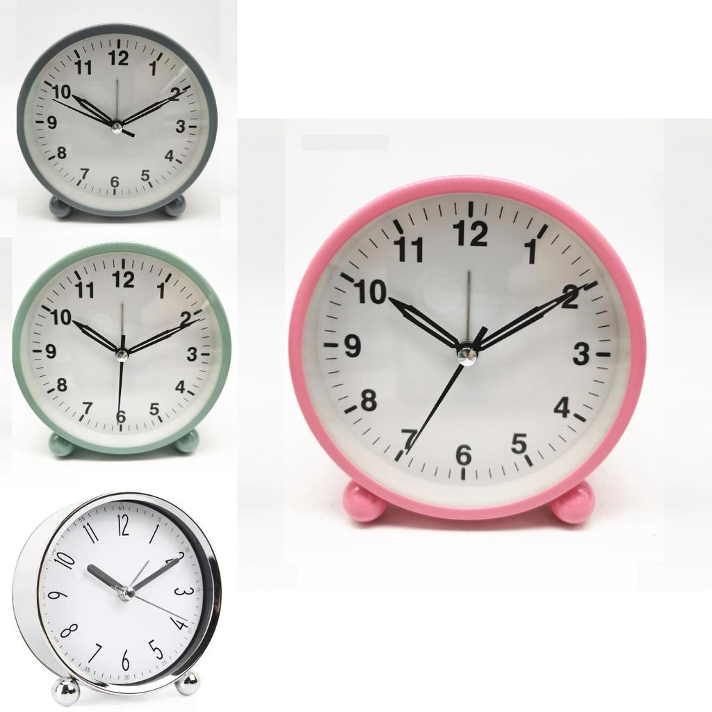 Creative 45inch Metal Bedside Clock With Alarm And Light For Home Office Use