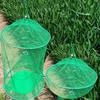 Hanging Fly Trap Indoor Outdoor Garden Farm Barn Ranch Foldable Fly Catcher Bag Heavy Duty Weather-proof Reusable Fly Control Green Cage