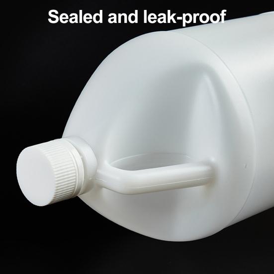 1 Gallon Plastic Bottle 3.8L Large Capacity Leak-proof Lids Empty Water Jug Heavy Duty Home Commercial Use Storage Container with Ergonomic Handle