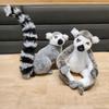 Simulation Lemur Doll Plush Toy Stuffed Wild Animal Long Tail Plushie Companion Appeasing Gift