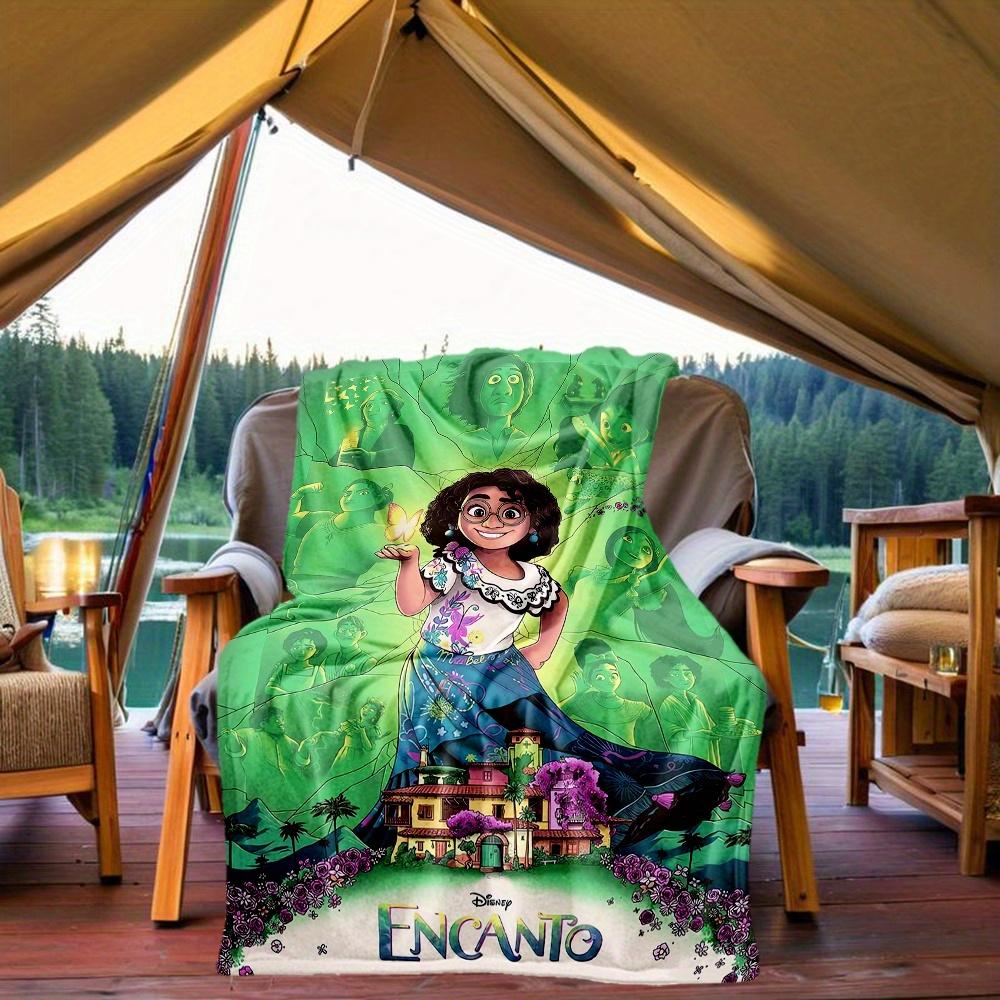 1pc, Disney Encanto Blanket Cartoon Throw Blankets for Gift, Living Room, Travel, Outdoor Blankets, Camping