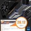 PCIE 4.0 Riser Cable, Compatible with PCIe 4.0/3.0 GPUs, Such as GeForce RTX 40/30 Series and AMD Radeon RX7000/RX6000 Series