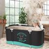 Foldable Bathtub For Adults Cold Plunge Tub 45.3x23.6x19.7 Inch Foldable Bathtub Hot Bathtub Ice Bath Tub Separate Family