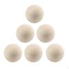 6 Pieces Wooden Balls Hardwood ,Unfinished Supplies ,Diameter 4.5cm Decorate Fun Creative